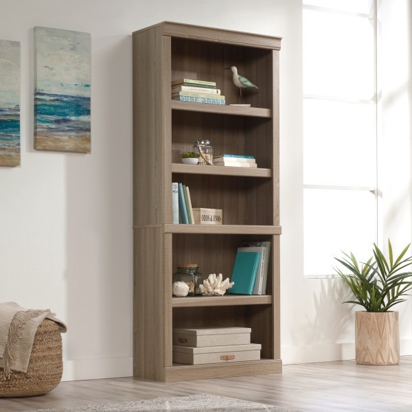slide 7 of 10, Realspace 72"H 5-Shelf Bookcase, Spring Oak, 1 ct