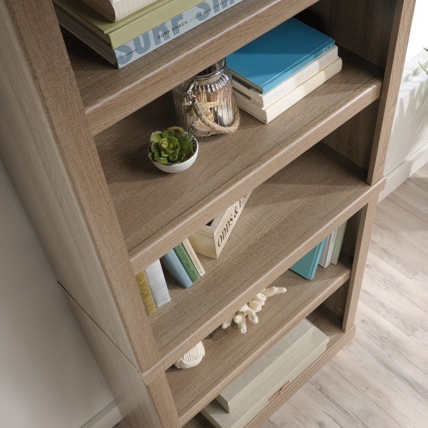 slide 6 of 10, Realspace 72"H 5-Shelf Bookcase, Spring Oak, 1 ct