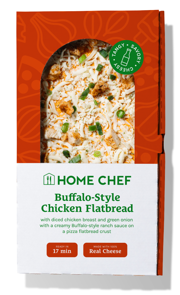 slide 2 of 2, Home Chef Buffalo Chicken Flatbread, 12.7 oz