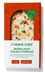 Home Chef Buffalo Chicken Flatbread