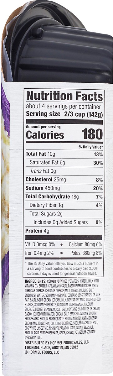 slide 6 of 9, Hormel Black Label Loaded Mashed Potatoes 20 oz. Tray, 20 oz