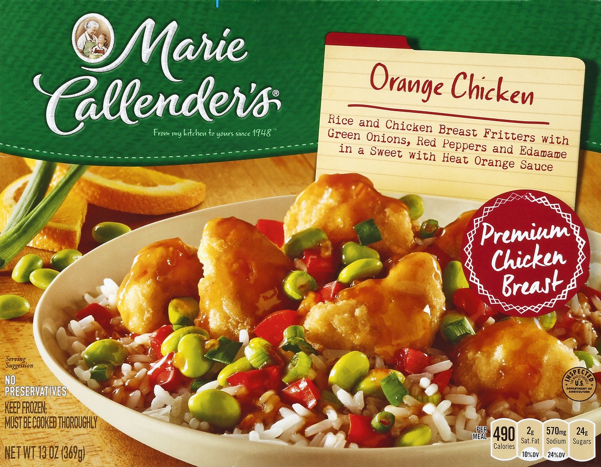 slide 2 of 4, Marie Callender's Frozen Meal, Orange Chicken, 13 Ounce, 13 oz