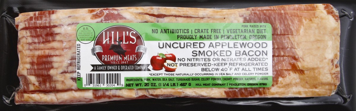slide 4 of 7, Hills Smoked Bacon 20 oz, 20 oz