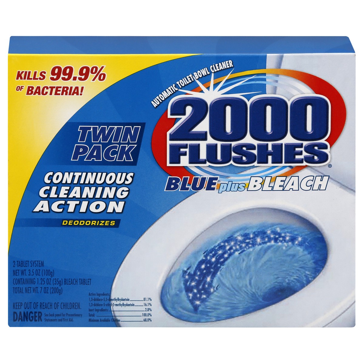 slide 1 of 11, 2000 Flushes Toilet Bowl Cleaner 2 oz, 2 oz