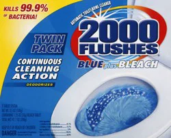 2000 Flushes Toilet Bowl Cleaner 2 oz
