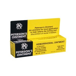 slide 1 of 1, Peterson's Hemorrhoidal Ointment, 0.3 oz