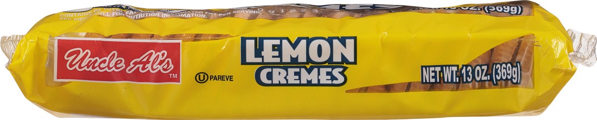 slide 4 of 9, Uncle Al's Lemon Cremes Cookies 13 oz, 13 oz