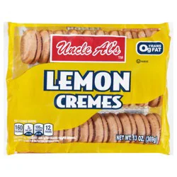 Uncle Al's Lemon Cremes Cookies 13 oz