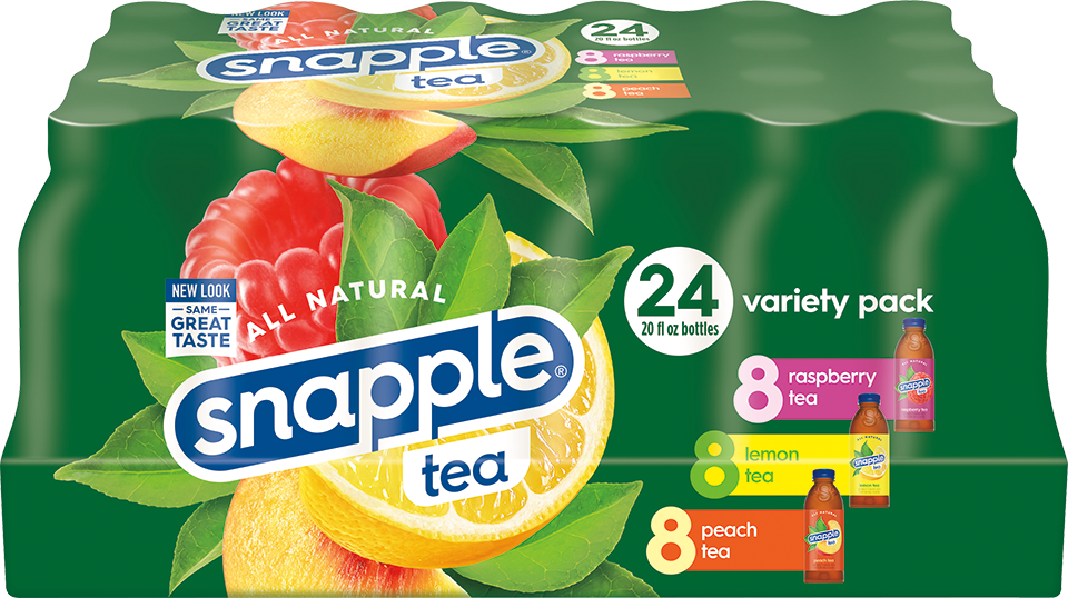slide 2 of 5, Snapple Tea Variety Pack- 24 ct, 24 ct; 20 oz