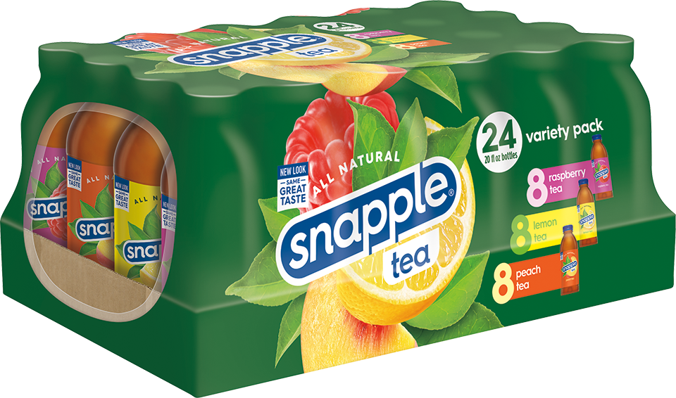slide 5 of 5, Snapple Tea Variety Pack- 24 ct, 24 ct; 20 oz