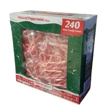 Spangler Candy Canes Mini Red & White