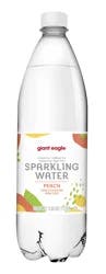 Giant Eagle Sparkling Water, Peach