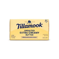 Tillamook Extra Creamy Unsalted Butter 4 ea