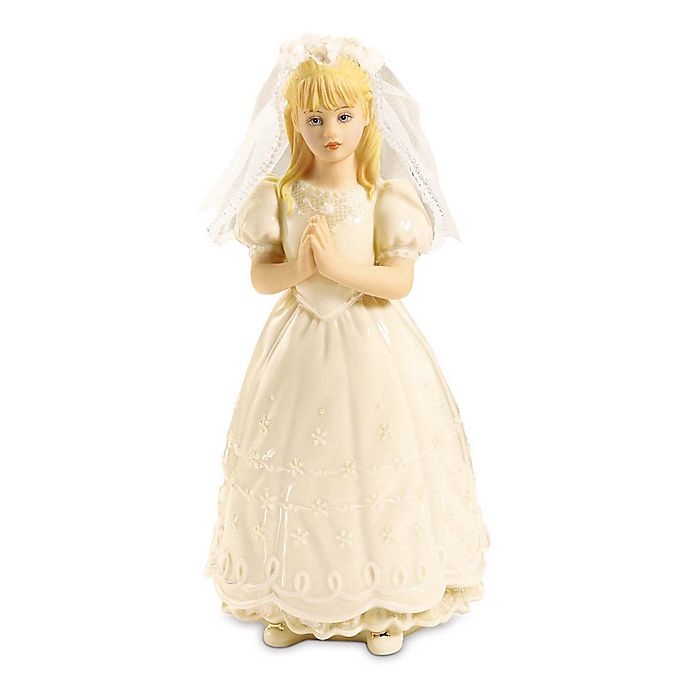 slide 1 of 1, Lenox Sandra Kuck First Communion Blonde Figurine, 1 ct