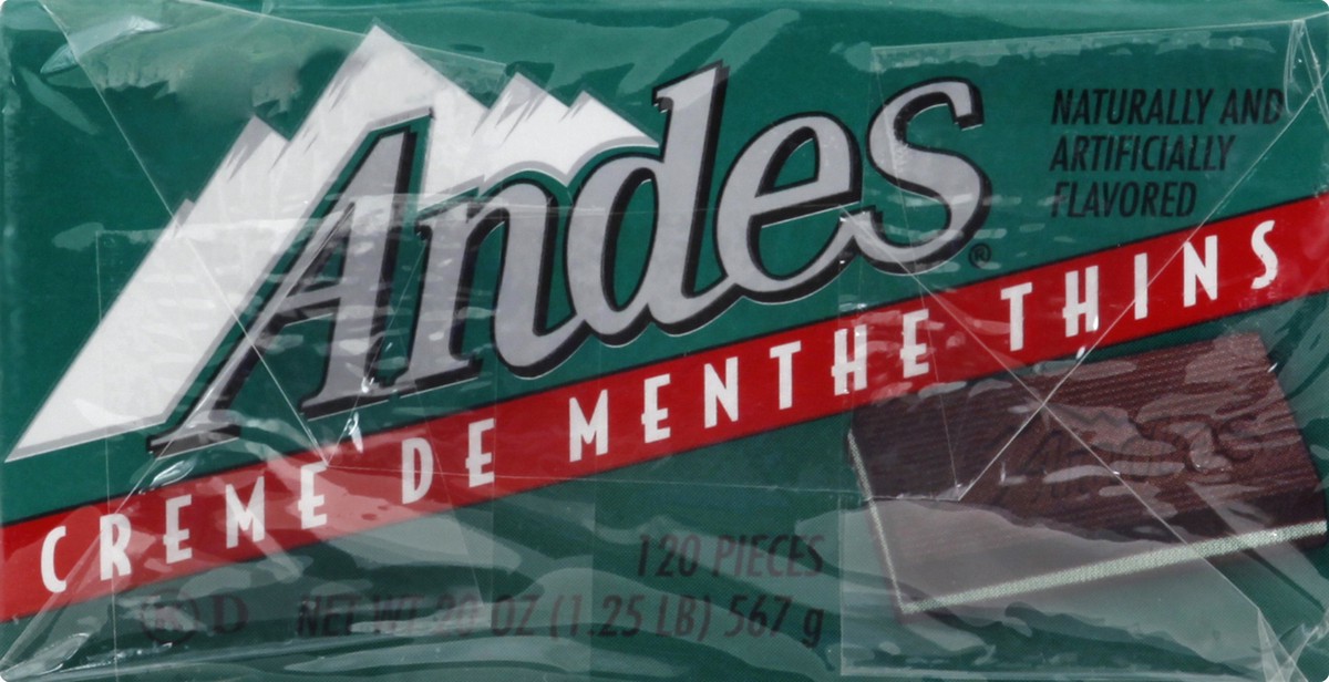 slide 10 of 11, Andes Thins Creme De Menthe Chocolate 120 ea, 120 ct