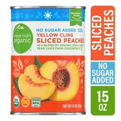 Simple Truth Organic Peaches 15 oz