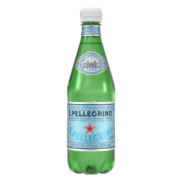 slide 1 of 4, S.Pellegrino Sparkling Natural Mineral Water, 16.9 Fl Oz (0.5 L) Plastic Bottle, 1 ct