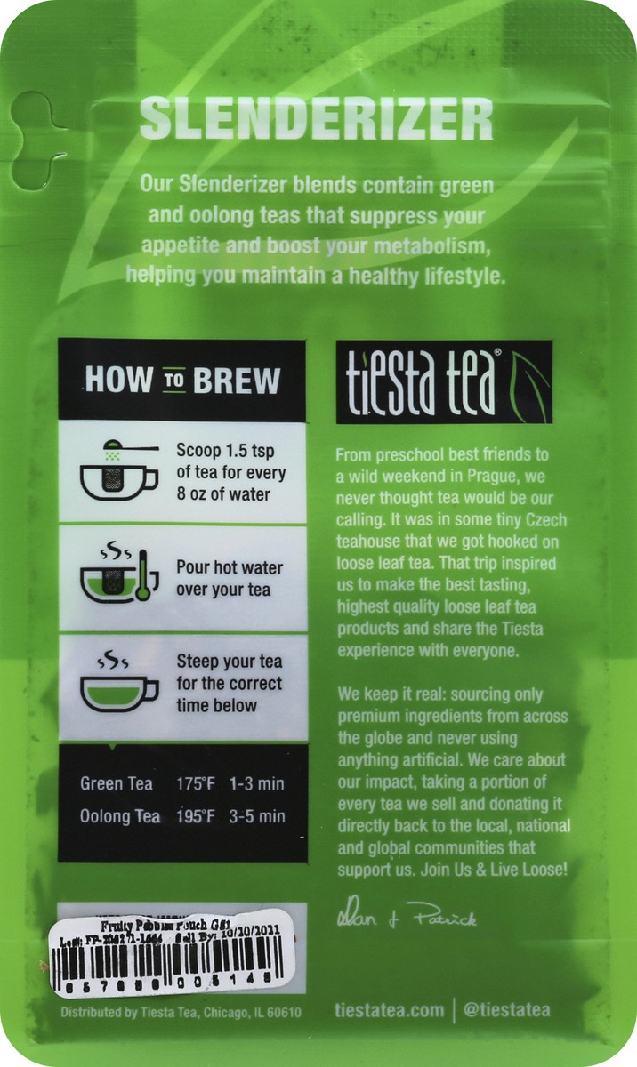 slide 6 of 9, Tiesta Tea Slenderizer Fruity Pebbles Green Tea- 1.6 oz, 1.6 oz