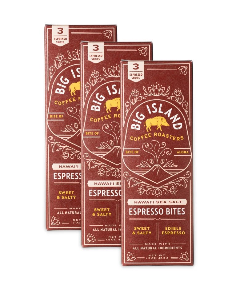 slide 1 of 1, BIG ISLAND COFF Sea Salt Espresso Bites - 1.5 oz, 1.5 oz