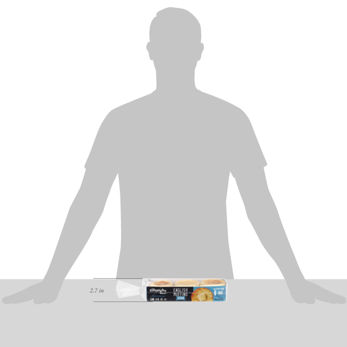 slide 10 of 14, O'Doughs Vegan Gluten Free Original English Muffins 6 Each, 6 ct