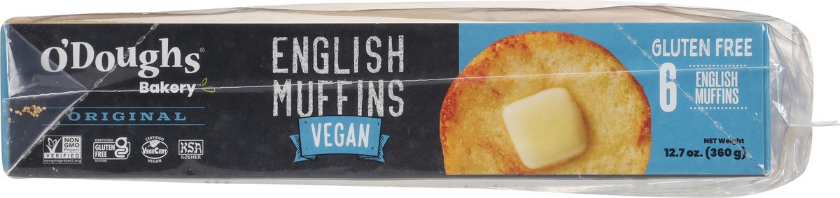 slide 11 of 14, O'Doughs Vegan Gluten Free Original English Muffins 6 Each, 6 ct
