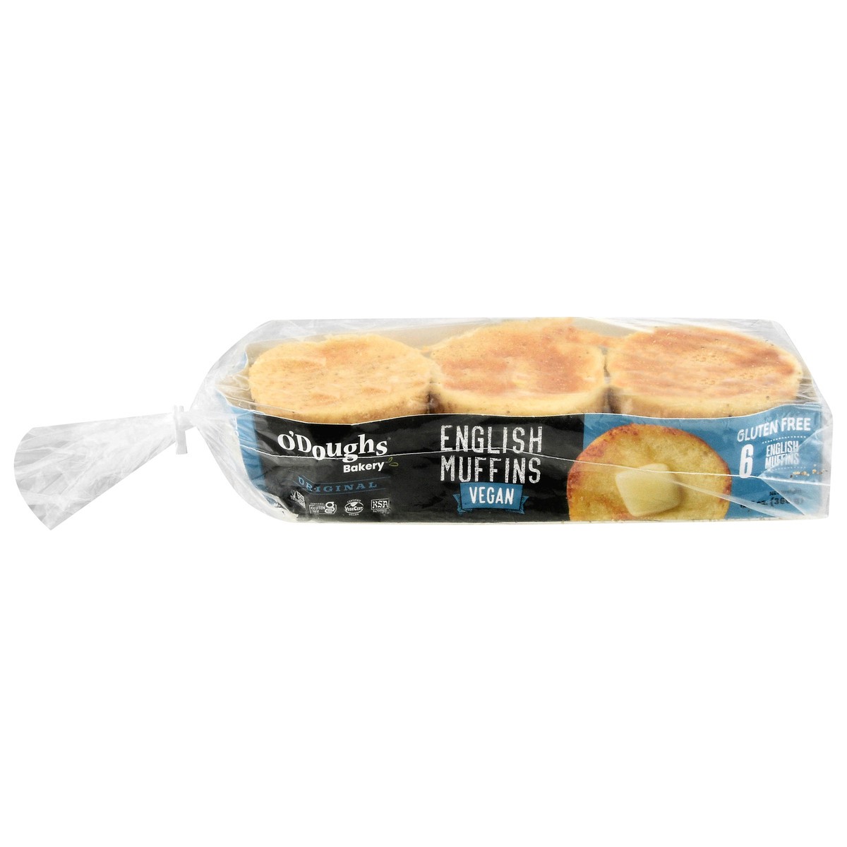 slide 1 of 14, O'Doughs Vegan Gluten Free Original English Muffins 6 Each, 6 ct