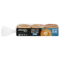 O'Doughs Vegan Gluten-Free Original English Muffins, 6 Each