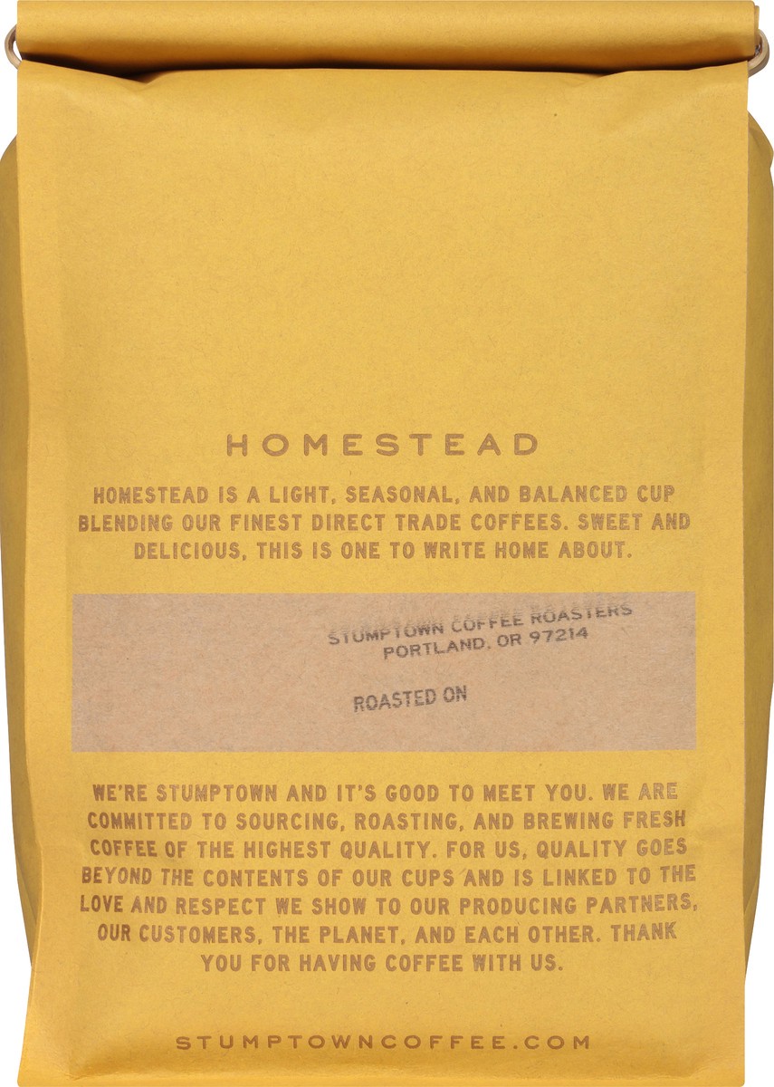 slide 4 of 9, Stumptown Coffee Homestead Light Roast Whole Bean Coffee - 12oz, 12 oz