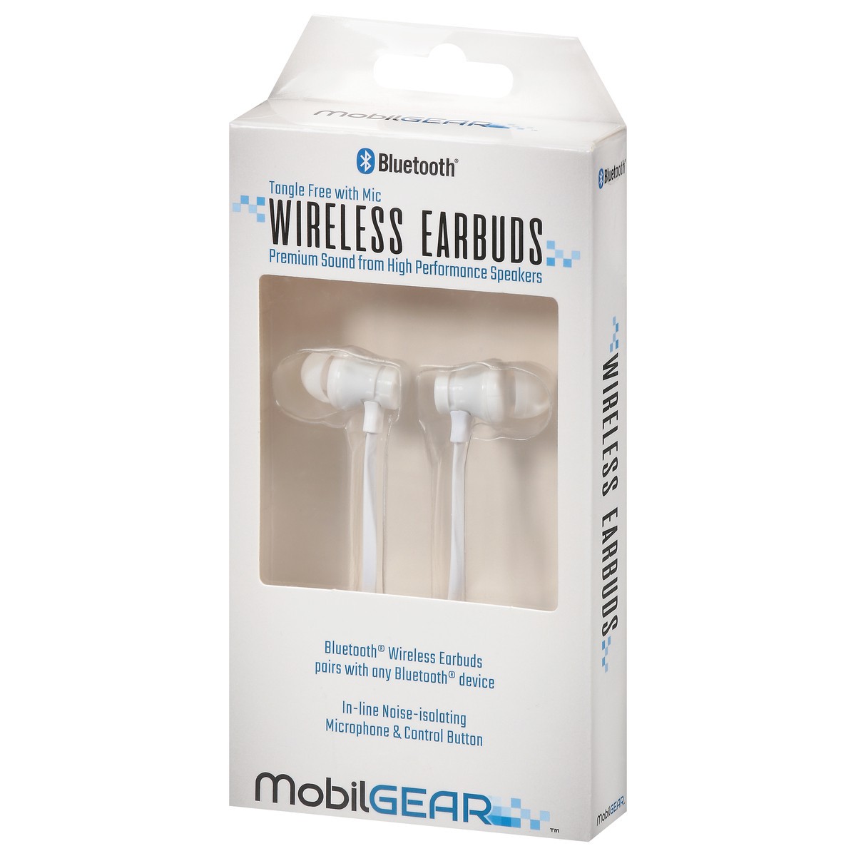 slide 8 of 9, MobilGear Wireless Earbuds 1 ea, 1 ct