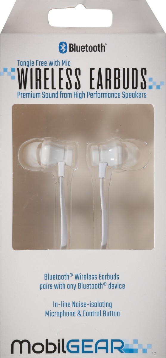 slide 4 of 9, MobilGear Wireless Earbuds 1 ea, 1 ct