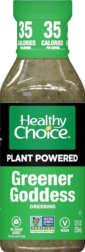 slide 1 of 1, Healthy Choice Greener Goddess Plantbased Power Dressing, 12 oz