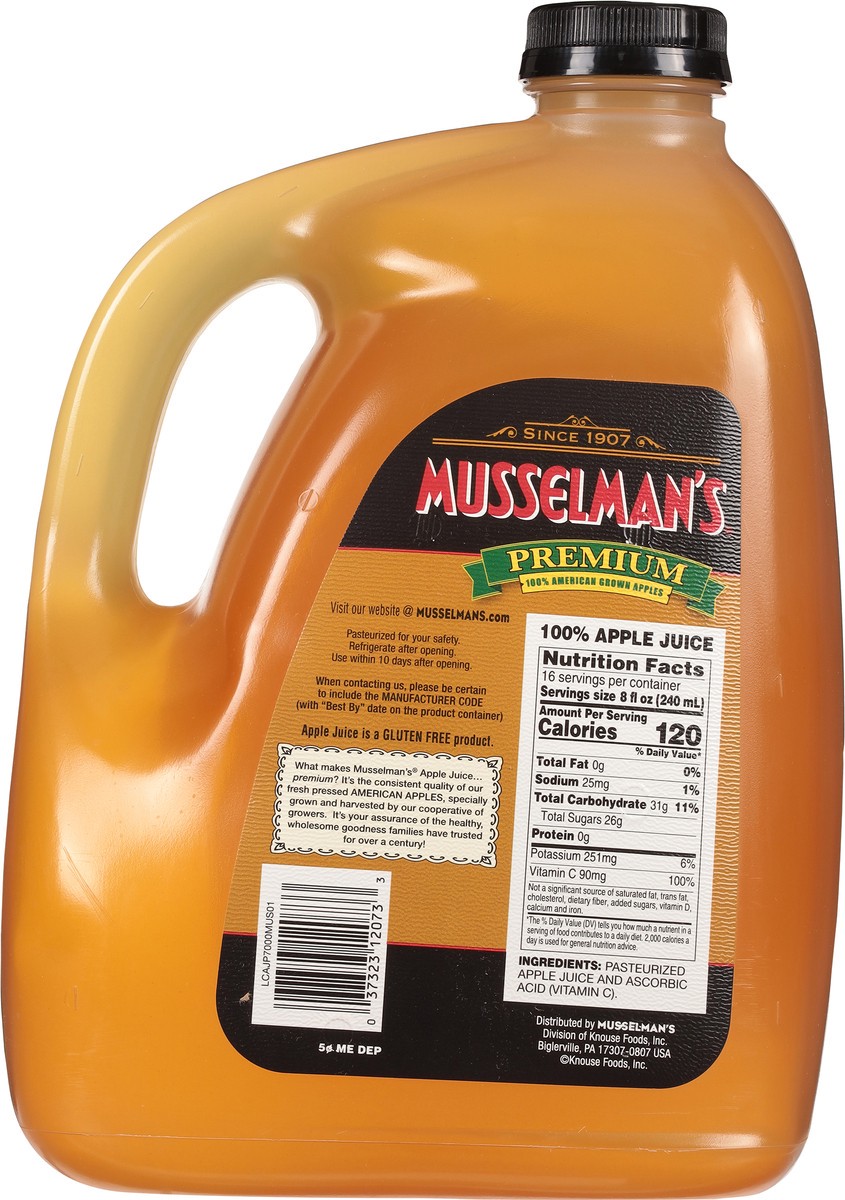 slide 10 of 13, Musselman's Premium 100% Apple Juice - 128 fl oz, 128 fl oz