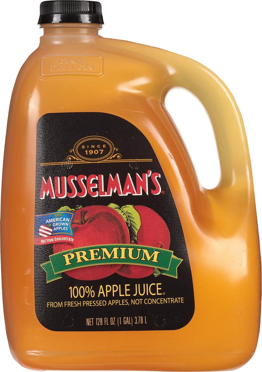 slide 11 of 13, Musselman's Premium 100% Apple Juice - 128 fl oz, 128 fl oz