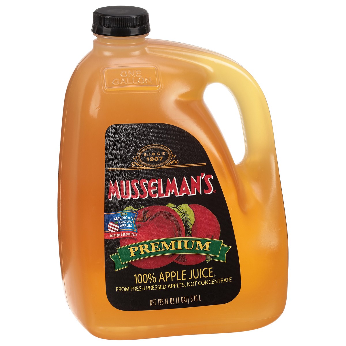 slide 6 of 13, Musselman's Premium 100% Apple Juice - 128 fl oz, 128 fl oz