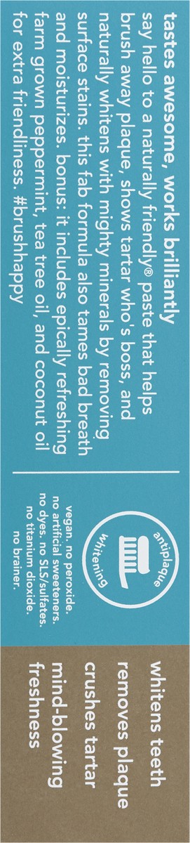 slide 3 of 7, hello Antiplaque + Whitening Fluoride Free Toothpaste, Tea Tree + Coconut Oil, Vegan & SLS Free, 4.7 oz