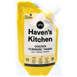 Haven's Kitchen Golden Turmeric Tahini Sauce-Dressing-Marinade 5 oz