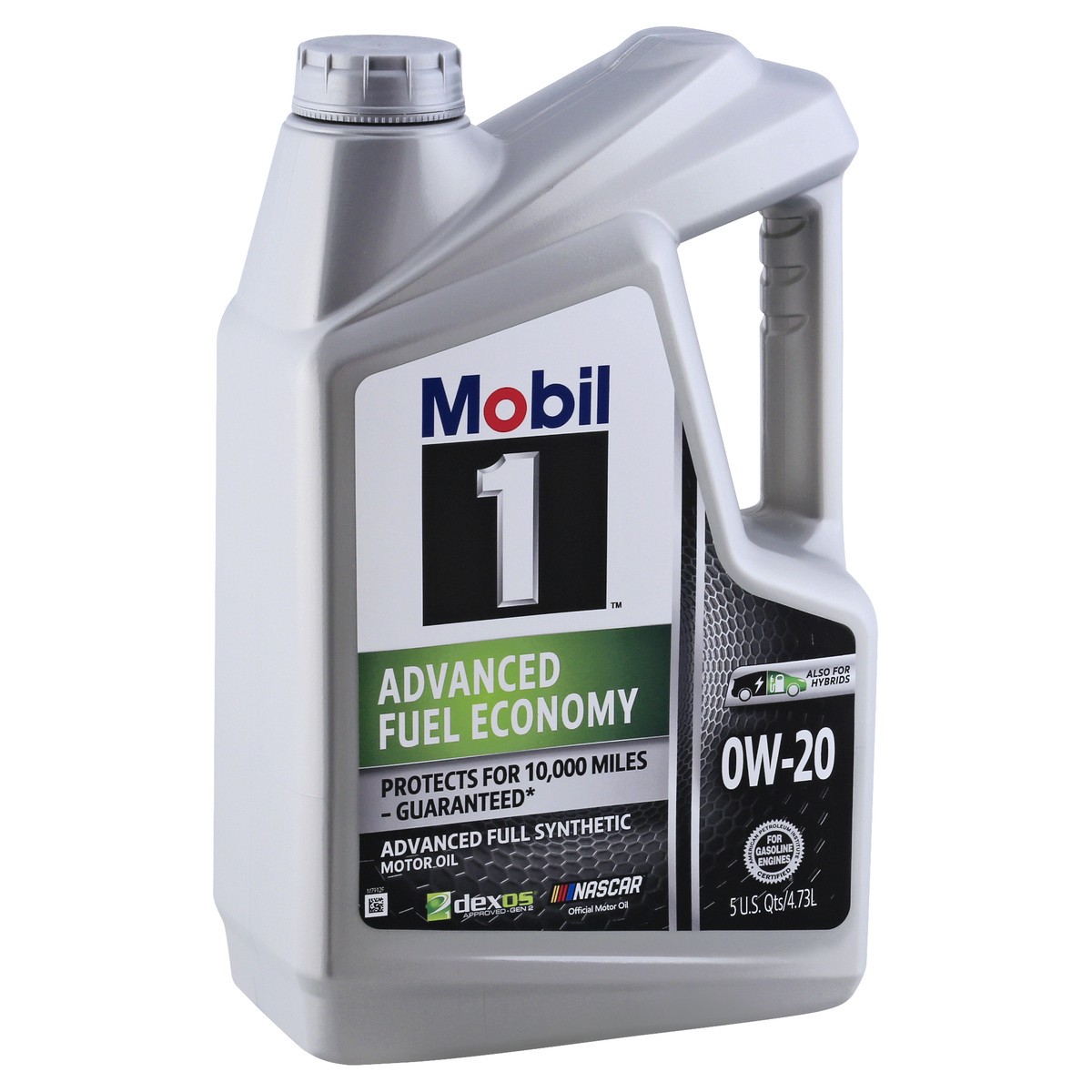 slide 5 of 9, Mobil 1 Advanced Fuel Economy Advanced Fuel Synthetic OW-20 Motor Oil 5 qt, 5 qt