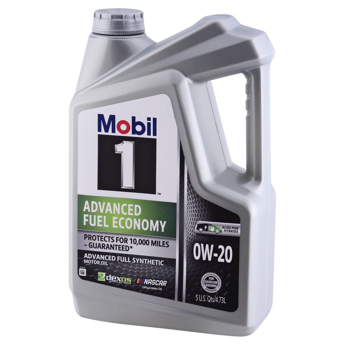 slide 7 of 9, Mobil 1 Advanced Fuel Economy Advanced Fuel Synthetic OW-20 Motor Oil 5 qt, 5 qt