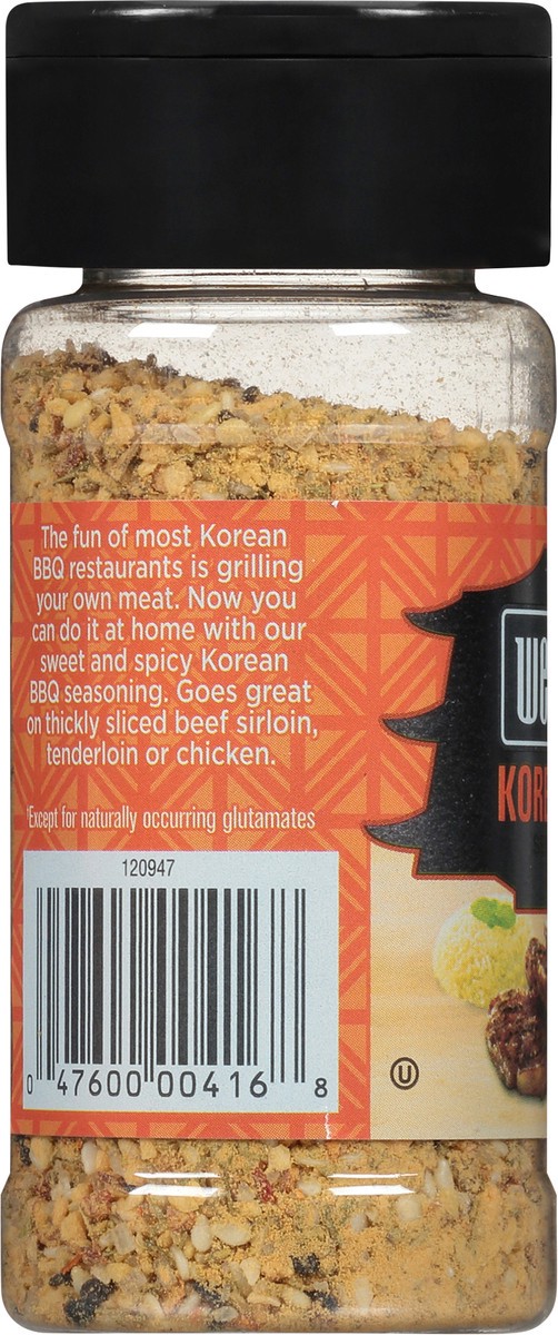 slide 7 of 8, Weber Korean BBQ Seasoning 2.9 oz, 2.9 oz