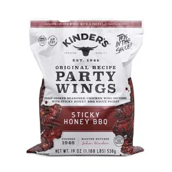 Kinder's Party Wings Sticky Honey BBQ 19 oz.