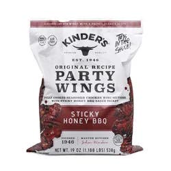 Kinder's Party Wings Sticky Honey BBQ 19 oz.