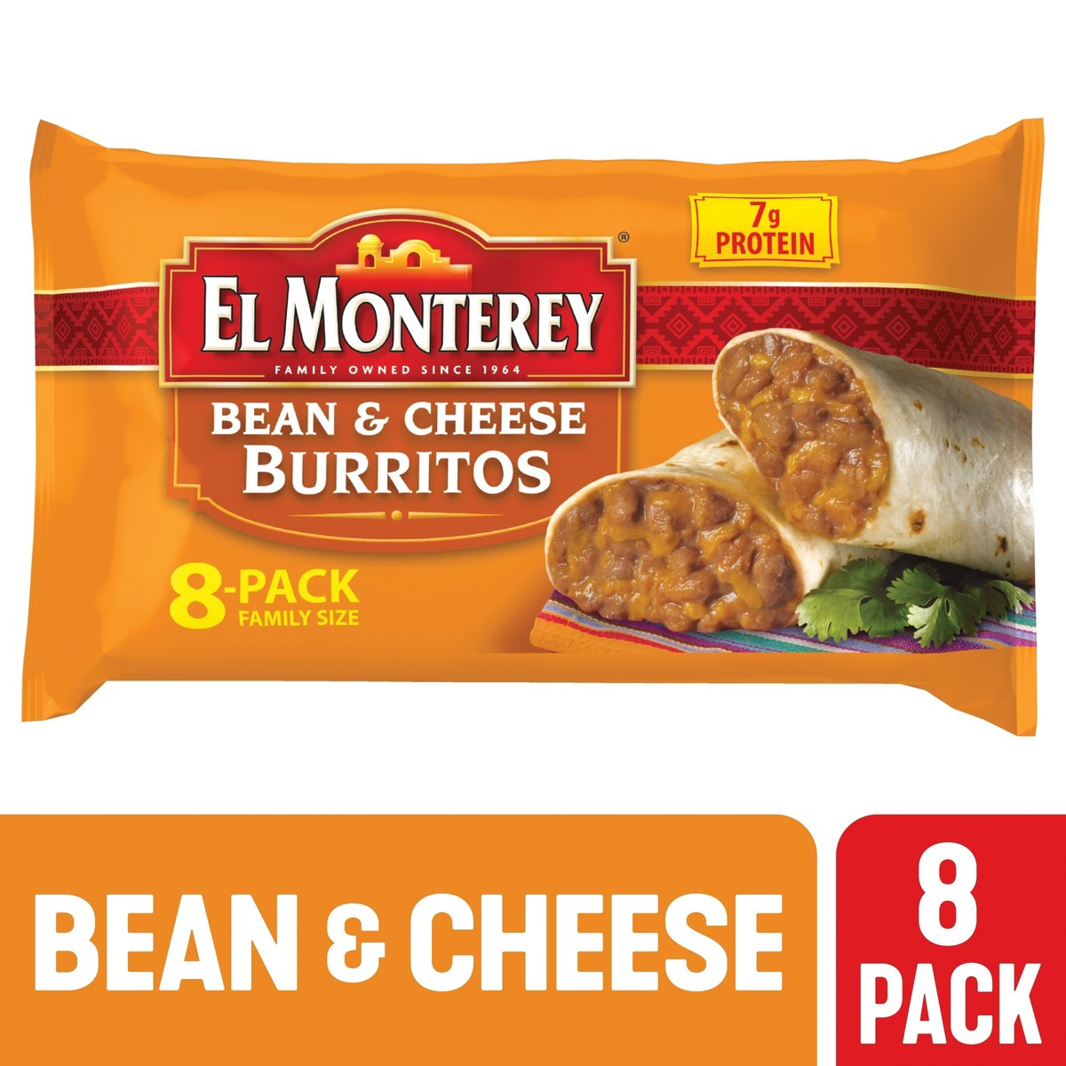 slide 3 of 9, El Monterey Burritos, 8 ct