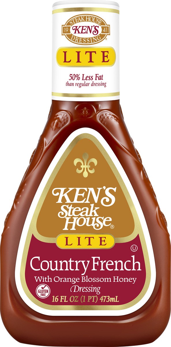 slide 6 of 9, Ken's Steak House Kens Lite Cntry French Dressing, 16 fl oz