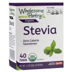 Wholesome Pantry Organic Stevia, 40 Ct