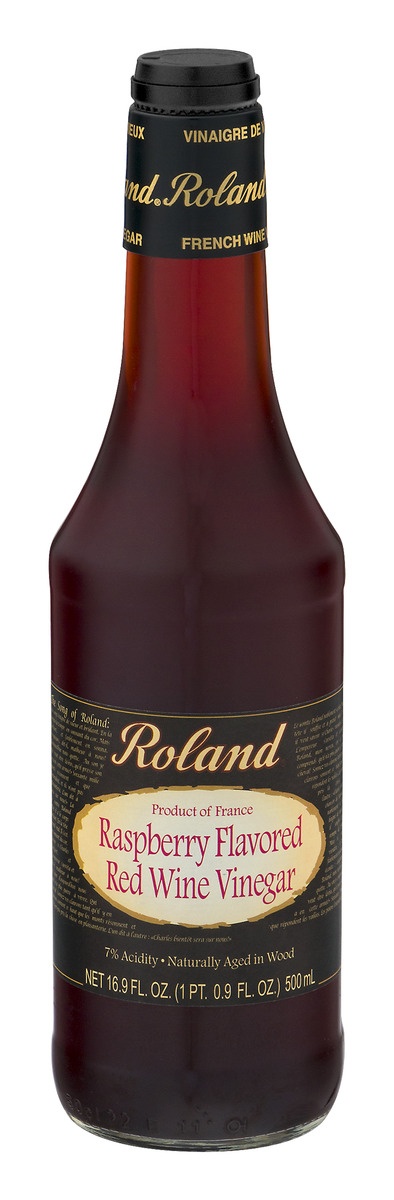 slide 1 of 1, Roland Raspberry Flavored Red Wine Vinegar, 16.9 fl oz