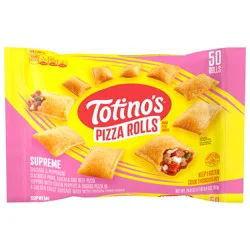 Totino's Pizza Rolls, Supreme Flavored, Frozen Snacks, 50 Rolls, 24.8 oz
