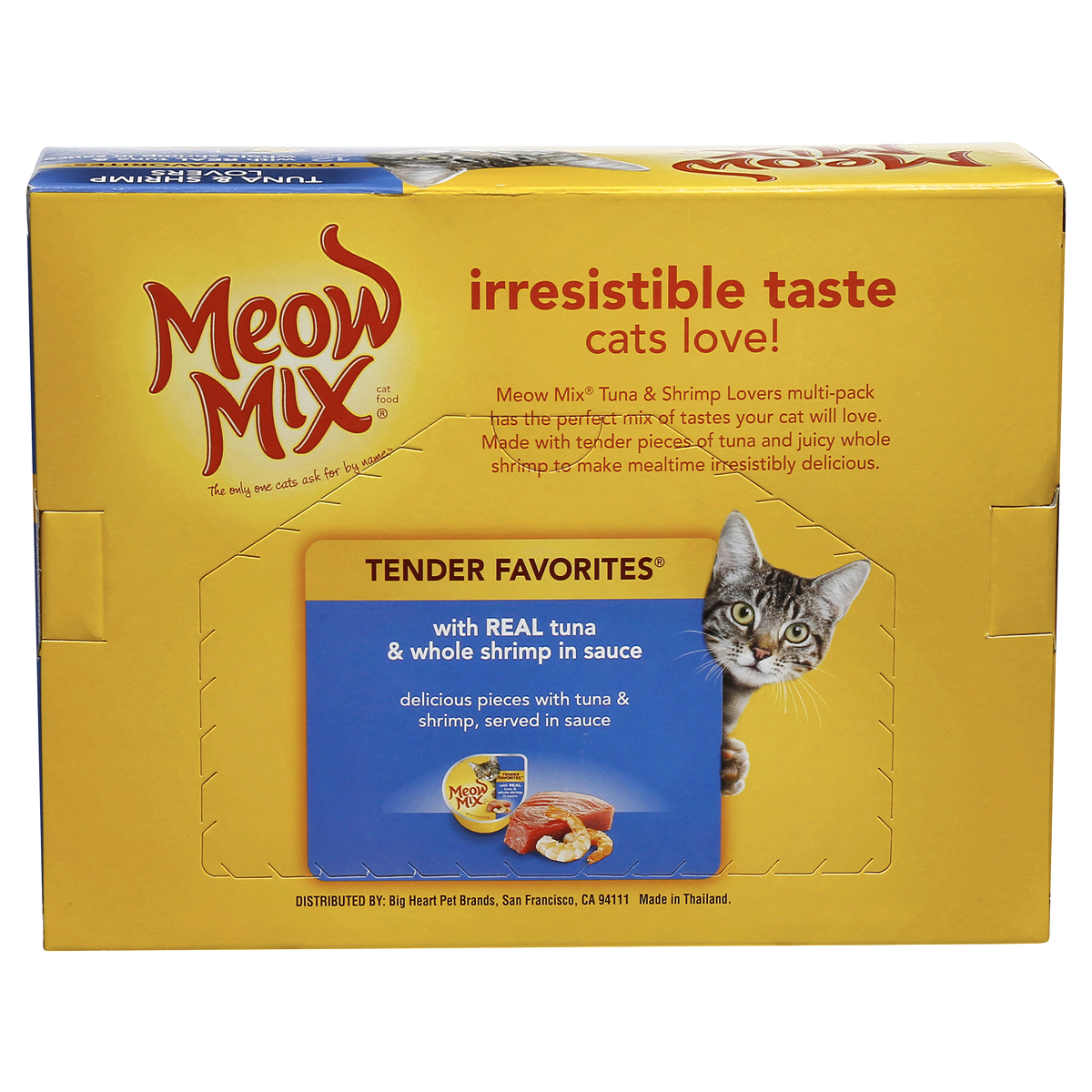 slide 2 of 8, Meow Mix Tender Favorites Tuna & Shrimp, 12 ct; 2.75 oz