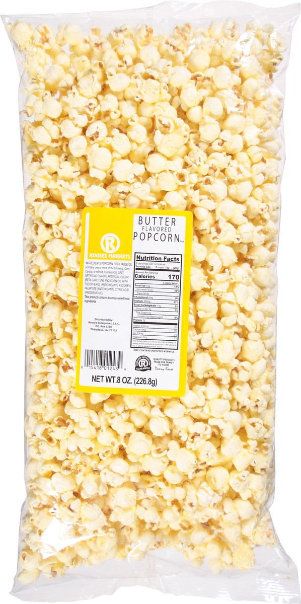 slide 12 of 12, Rouses Butter Popcorn, 8 oz
