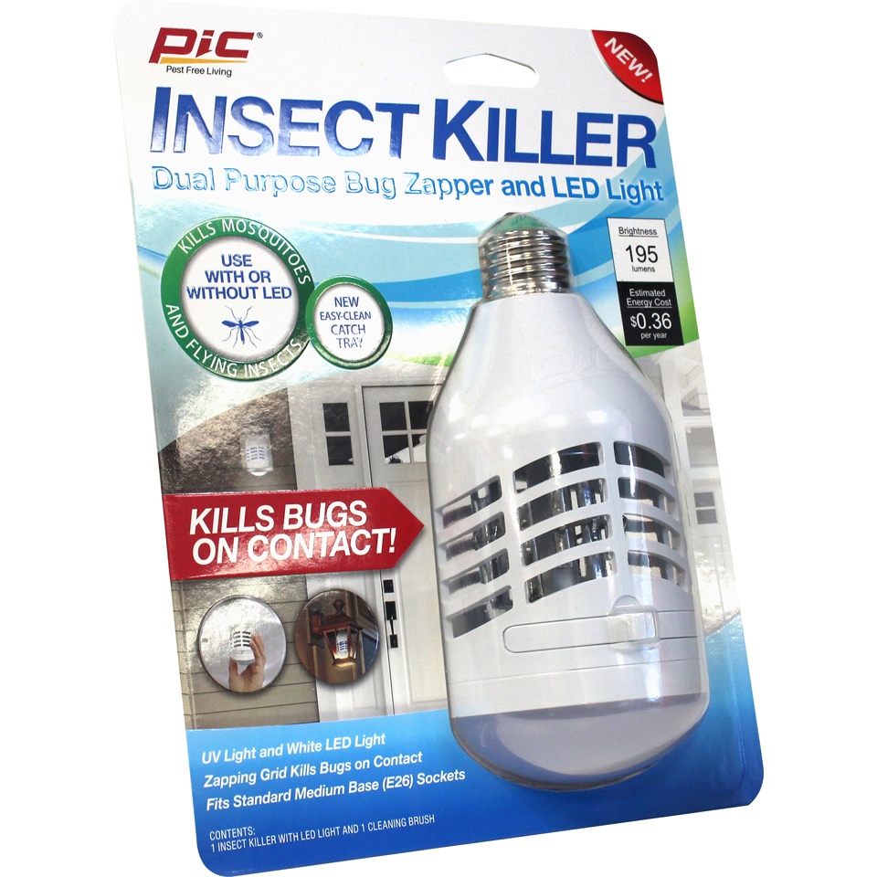 slide 2 of 6, Bugables Insect Killer Led Bulb, 1 ct