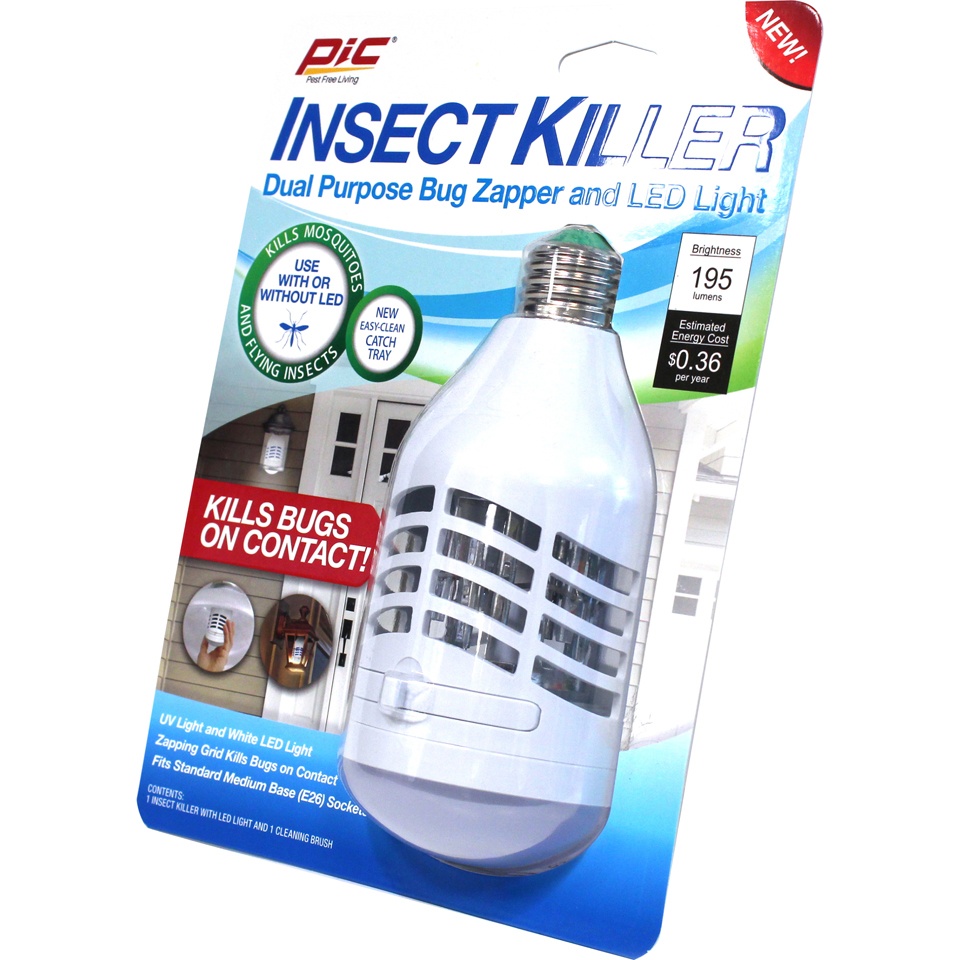 slide 3 of 6, Bugables Insect Killer Led Bulb, 1 ct